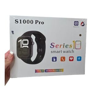 Hiwatch‎ Pro S1000 Pro Series 10 Smart Watch Black with 7 Interchangeable Bands